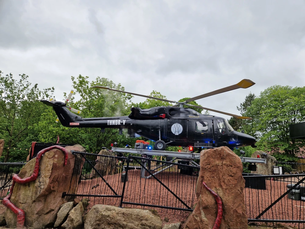 Phalanx Helicopter in Forbidden Valley