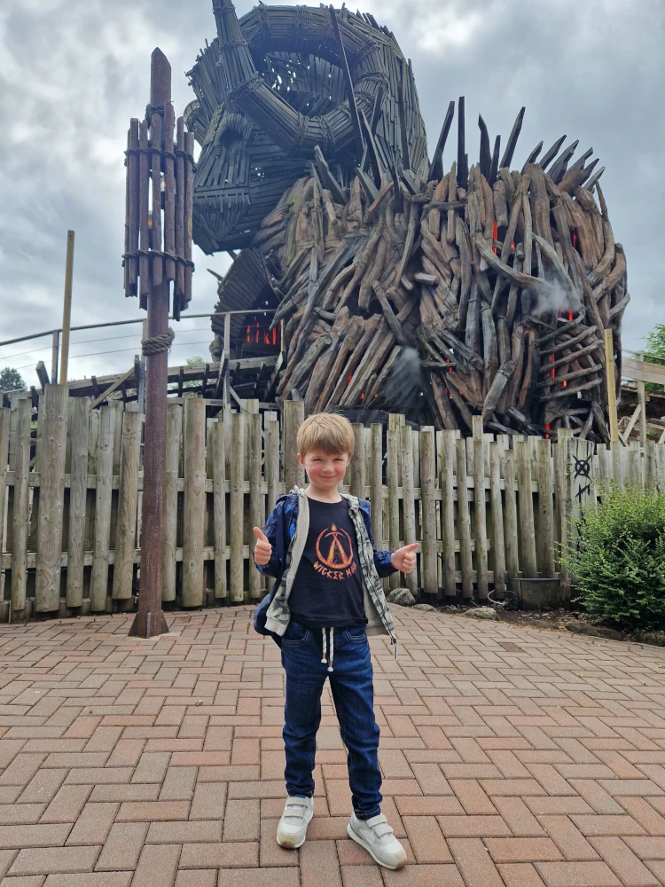 Elliott at Wicker Man