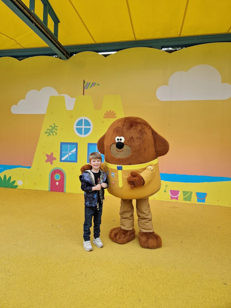 Elliott with Hey Duggee