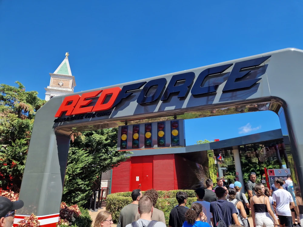 Ferrari Land Red Force Entrance