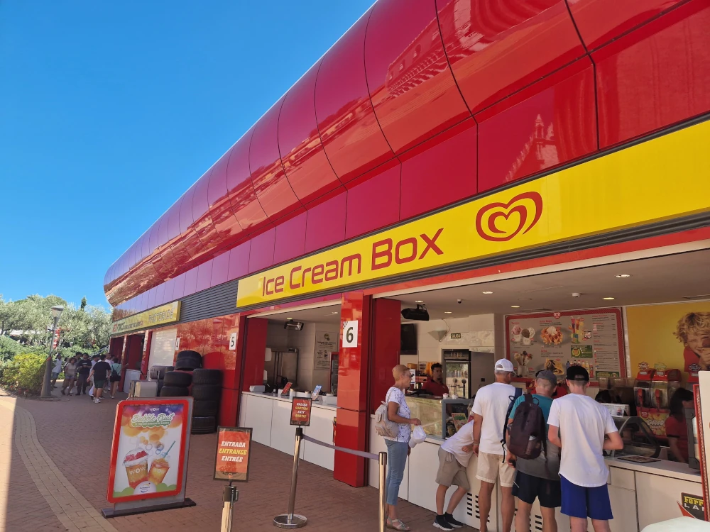 Ferrari Land Ice Cream Box