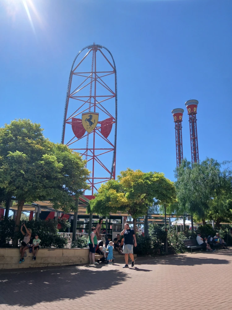 Ferrari Land Red Force & Thrill Towers