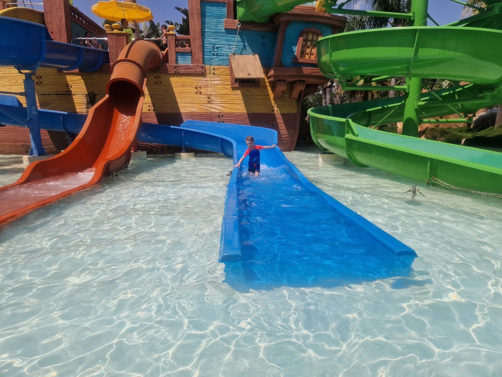 Caribe Aquatic Park Pirate Galleon Slide