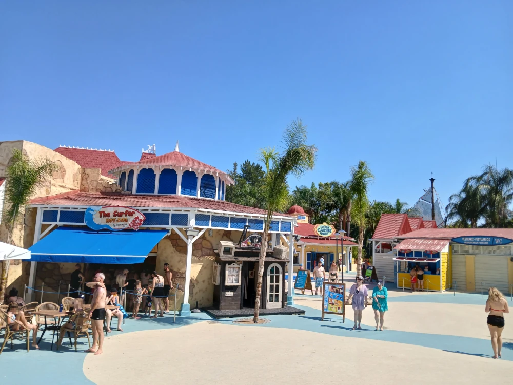 Caribe Aquatic Park Entrance Courtyard