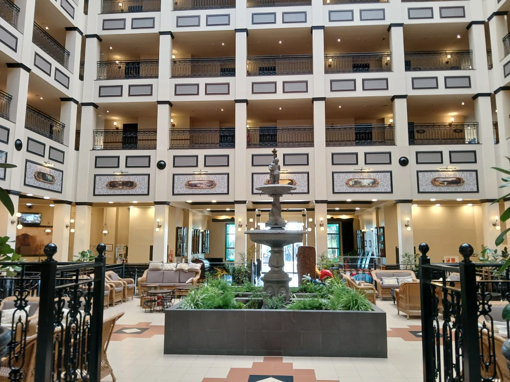 Hotel Gold River Reception Lobby & Atrium
