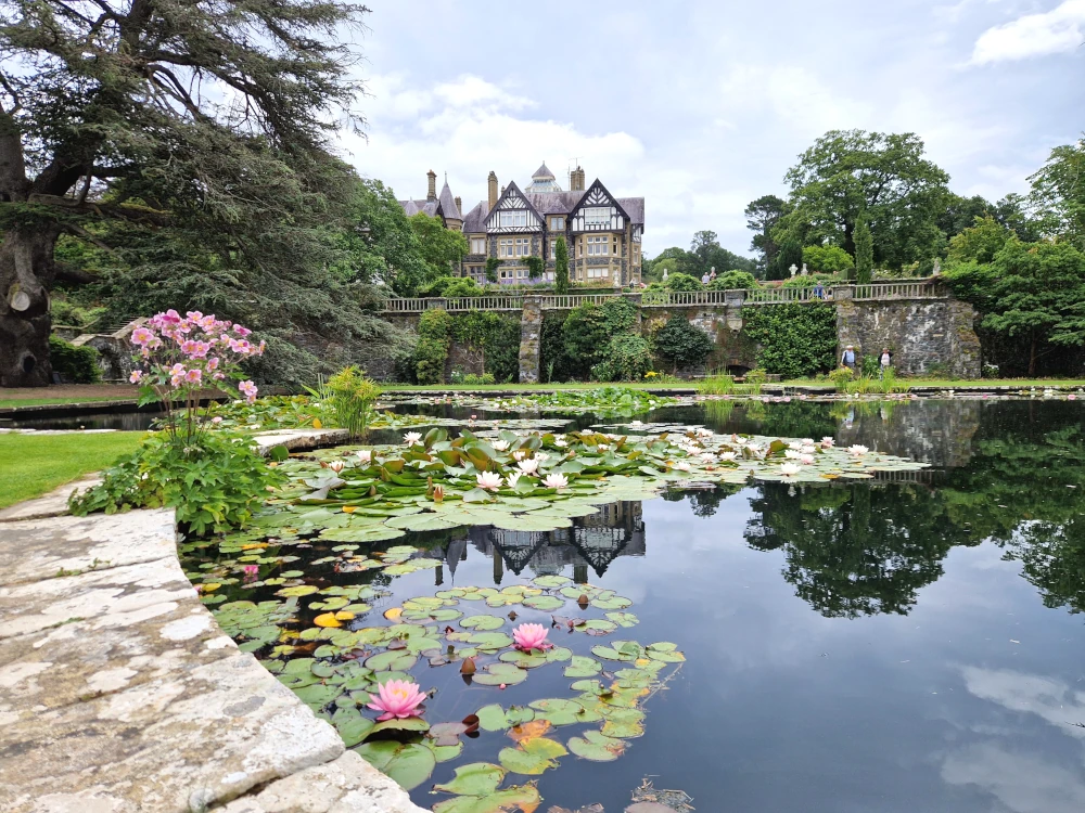 Bodnant Gardens Bodnant Hall Pond