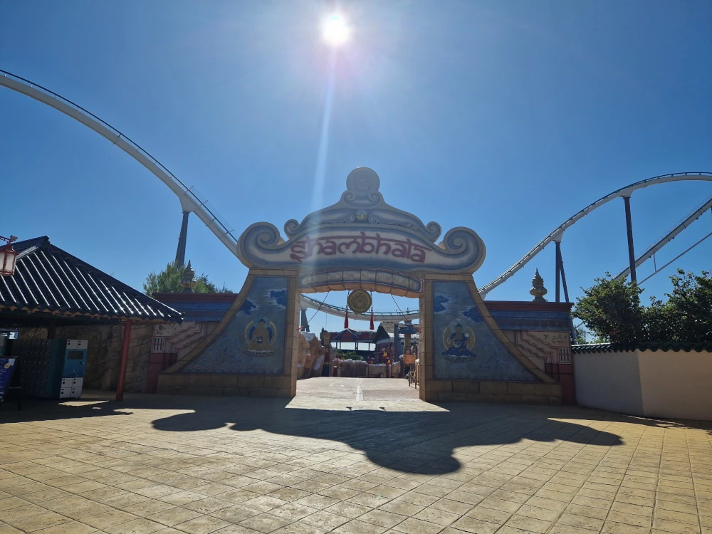 PortAventura Park Shambhala Entrance