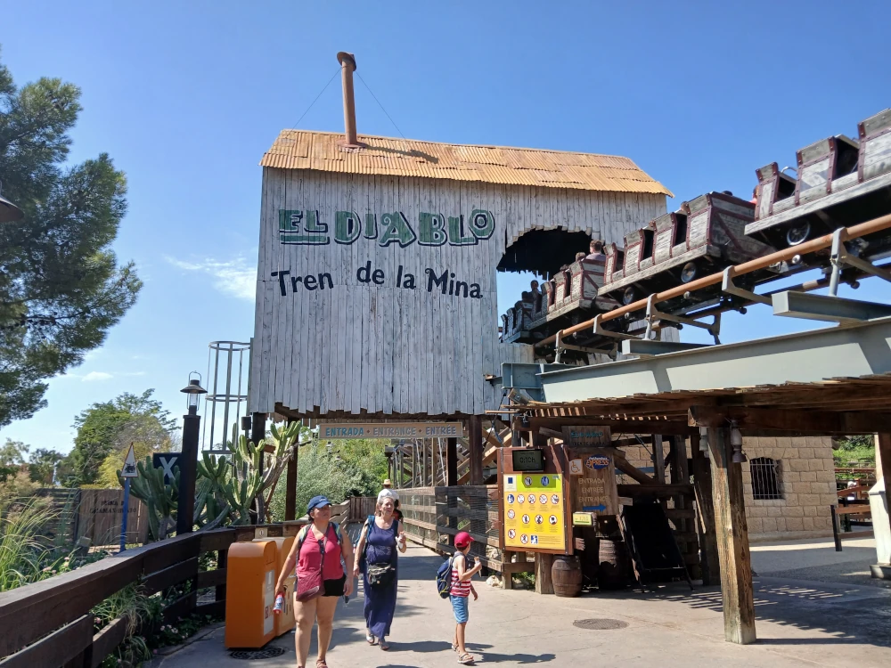PortAventura Park El Diablo Tren de la Mina