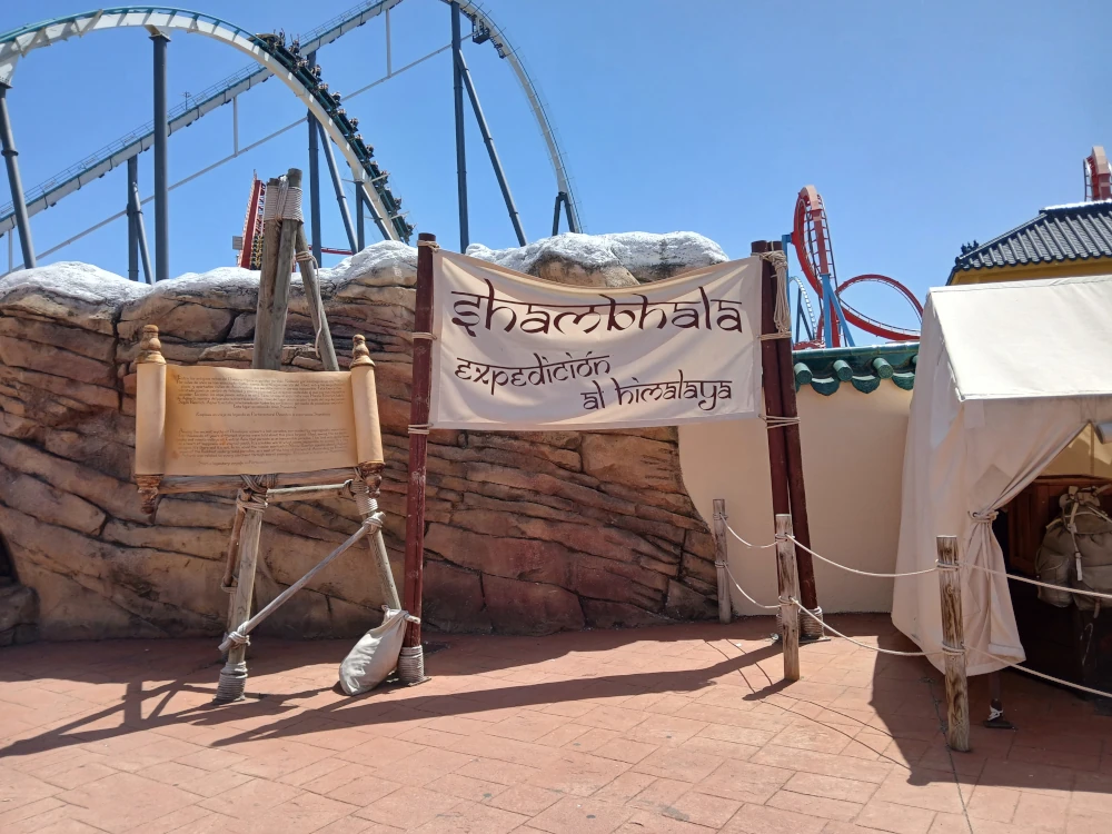 PortAventura Park Shambhala theming