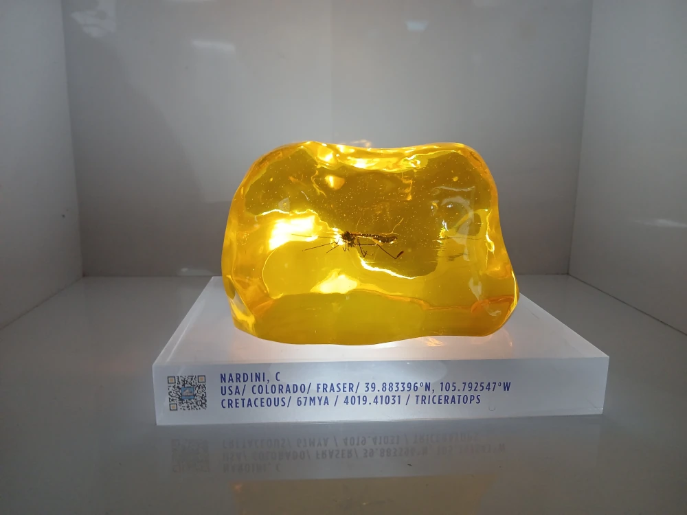 Jurassic World The Exhibition Mosquito in Amber