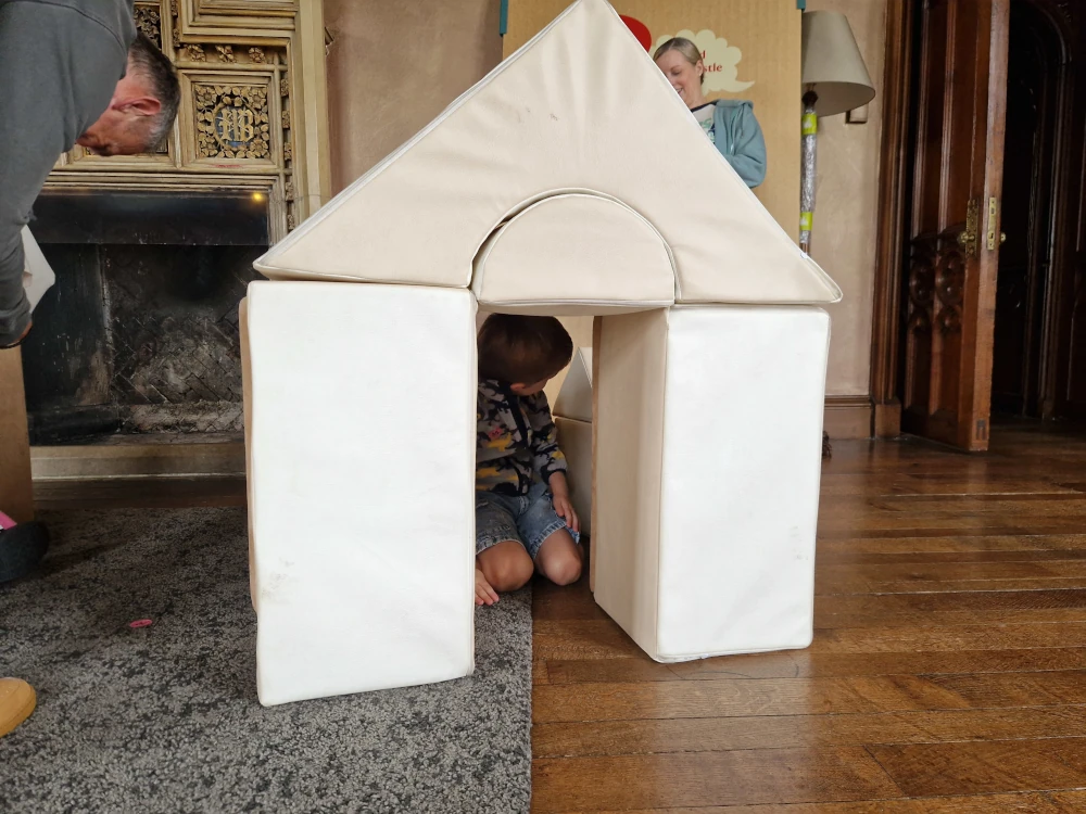 Chirk Castle Summer of Play Fort Building