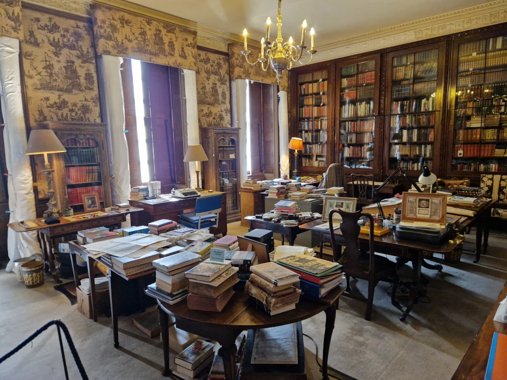 Plas Newydd House Study/Library