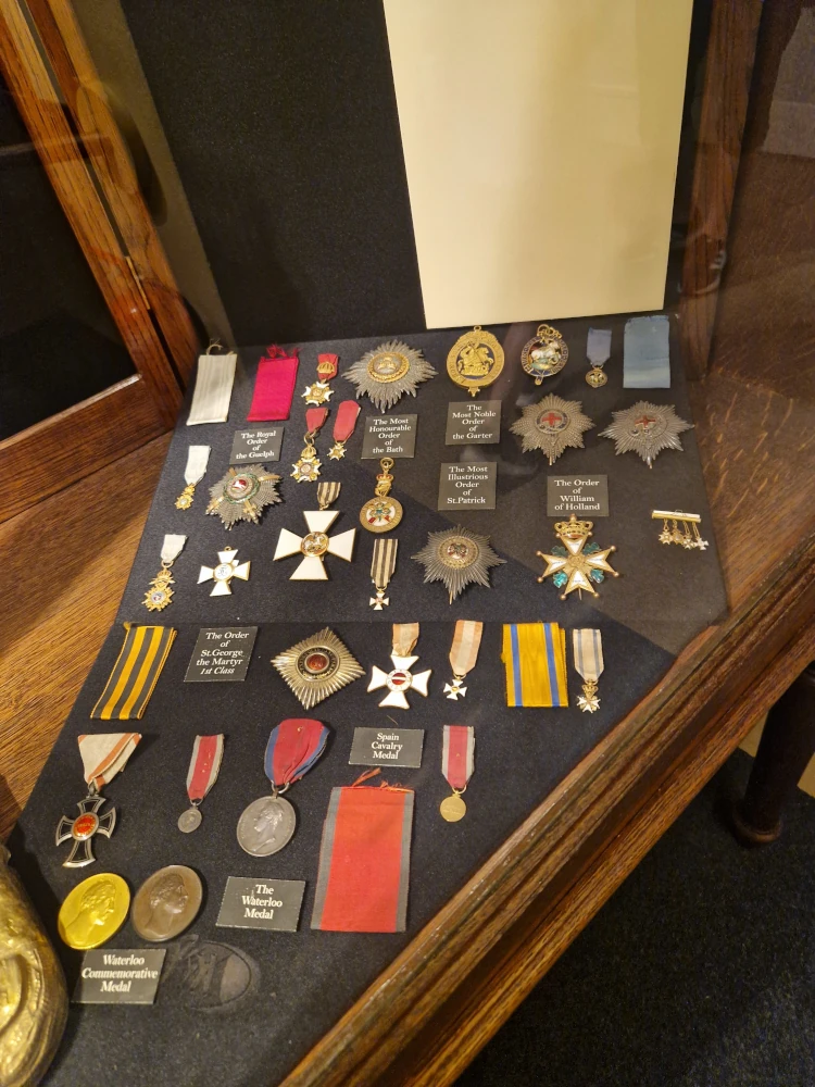 Plas Newydd House Medal Display