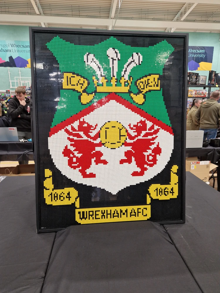 National Brick Events Wrexham Lego Wrexham FC Logo