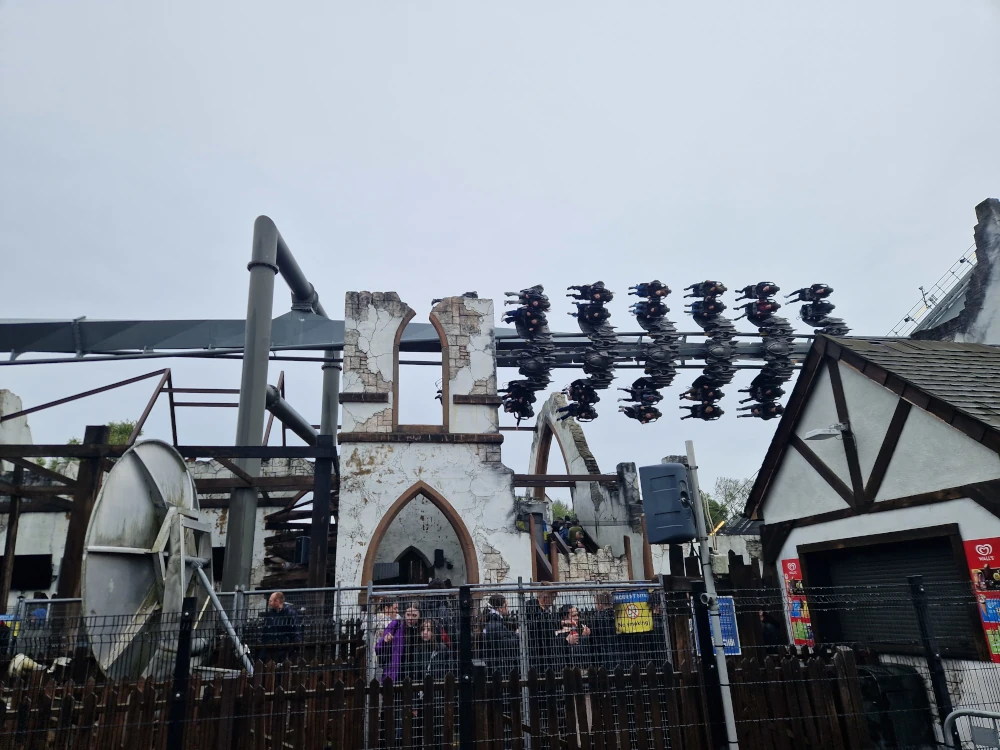Thorpe Park The Swarm Over Station