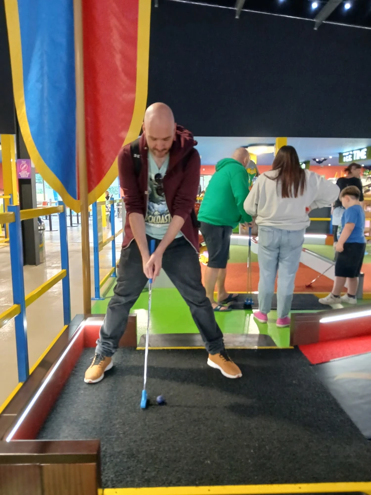 Legoland Windsor Adventure Golf Medieval Mayhem Putting