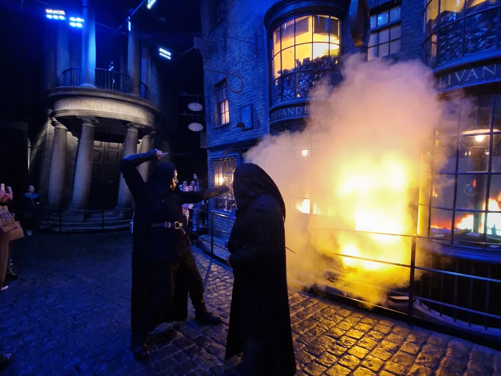 Warner Bros Studio Tour Death Eaters Destroy Ollivanders