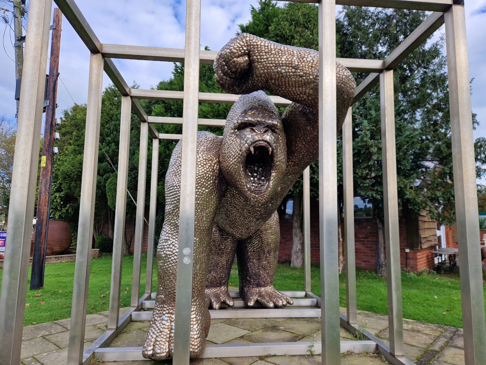 British Ironwork Museum Spoon Gorilla