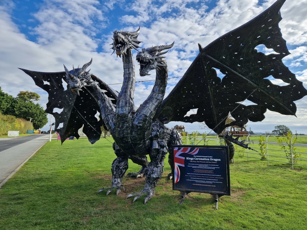 British Ironwork Museum Kings Coronation Dragon