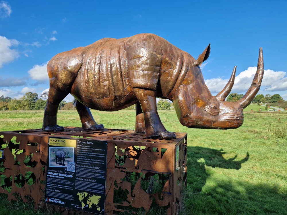 British Ironwork Museum Rhino Extinction Trail