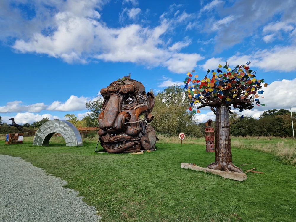 British Ironwork Museum Trees and Troll Head