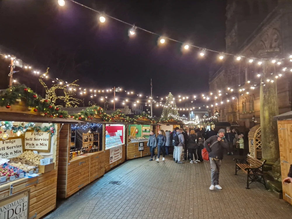 Chester Christmas Market Stalls