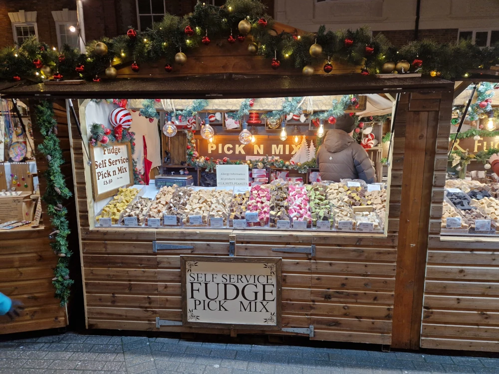 Chester Christmas Market Fudge Stall
