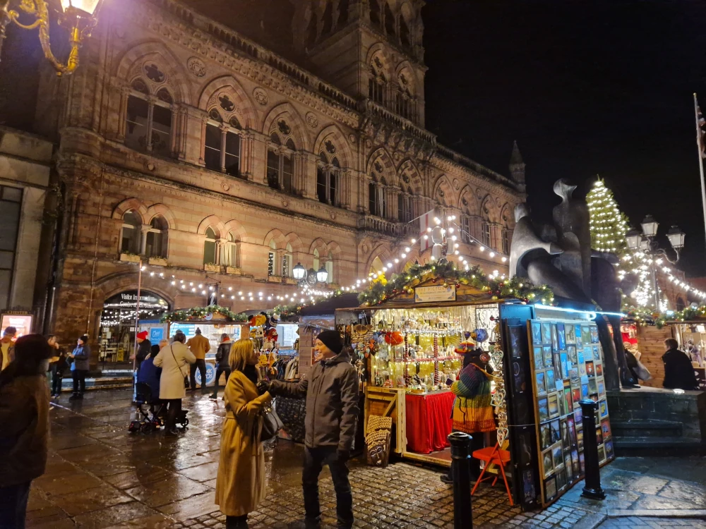 Chester Christmas Market Stalls