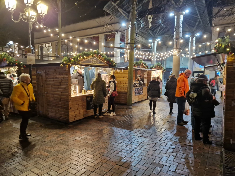 Chester Christmas Market Stalls
