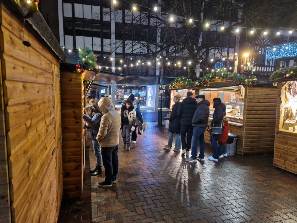 Chester Christmas Market Stalls