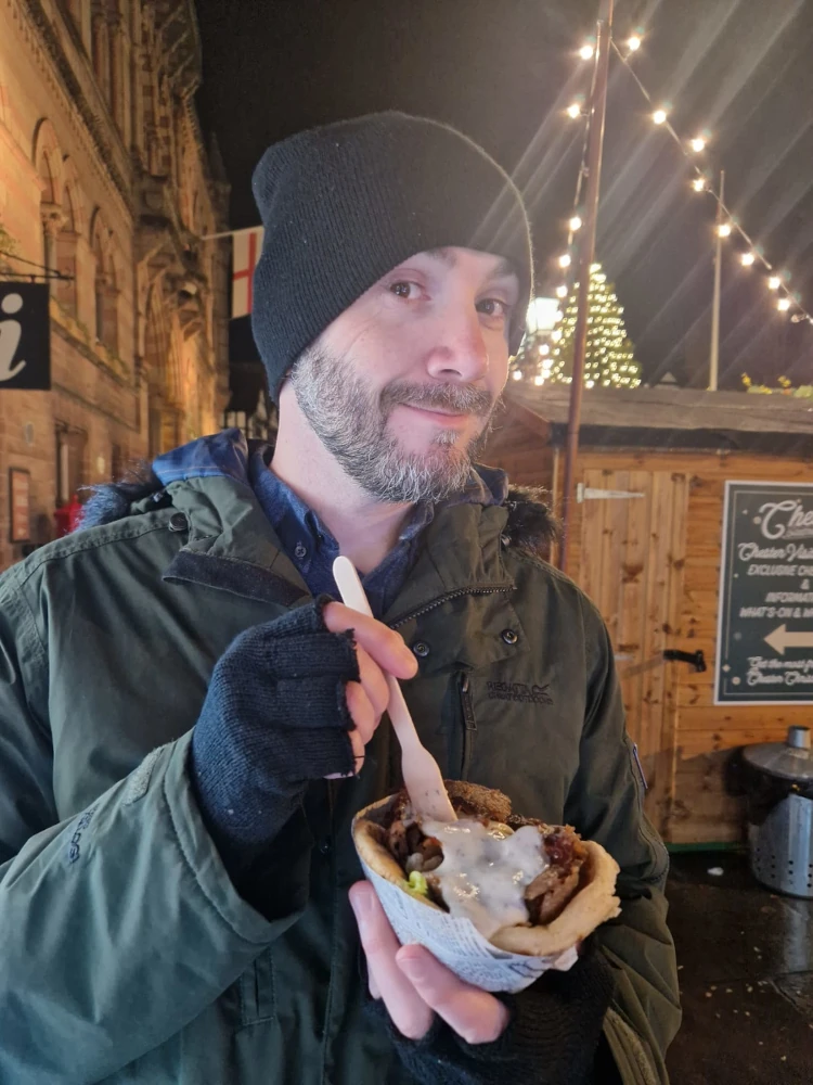 Chester Christmas Market Doner Gyro