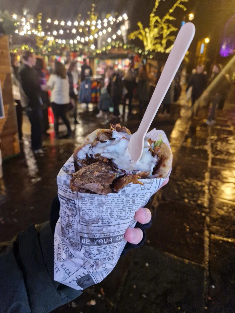 Chester Christmas Market Doner Gyro