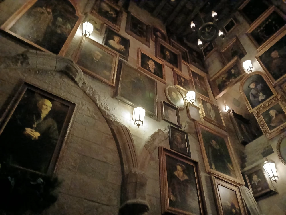 Universal Islands of Adventure Hogsmeade Hogwarts Castle Paintings