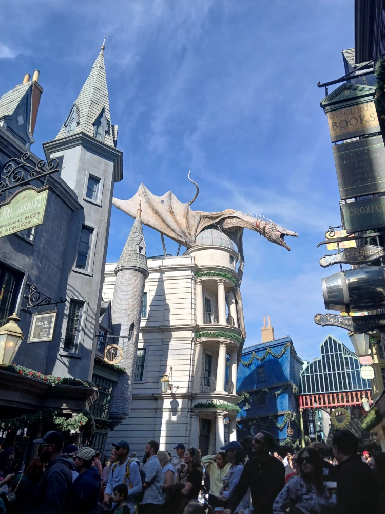 Universal Studios Florida Gringotts Dragon