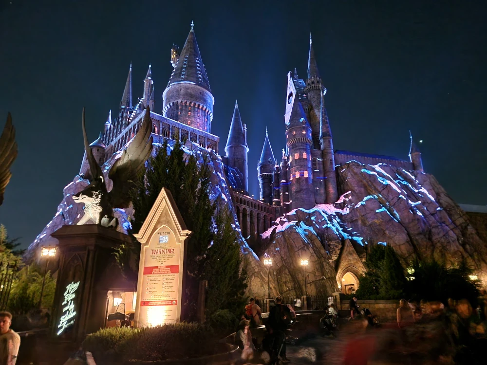 Universal Islands of Adventure Hogwarts Castle Show