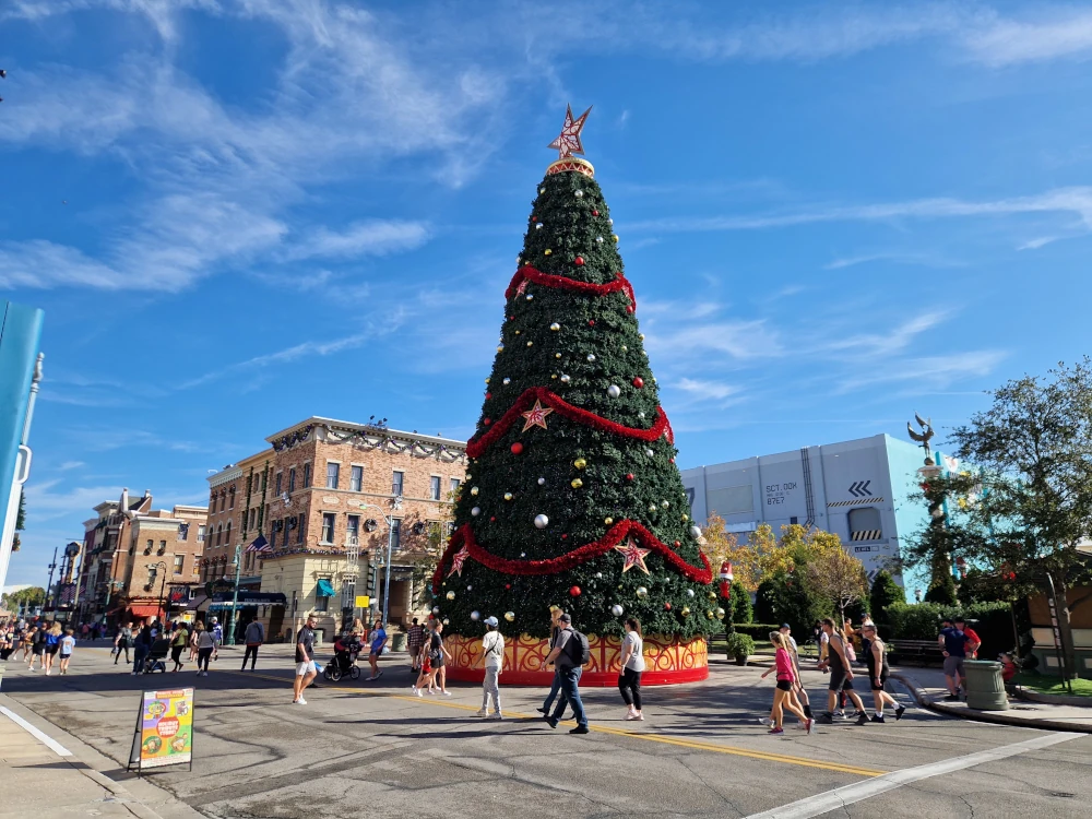 Universal Studios Florida Giant Christmas Tree