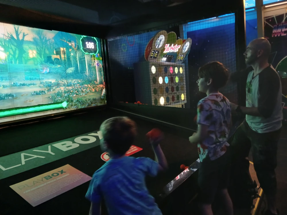 WonderWorks Orlando Zombie throwing arcade game