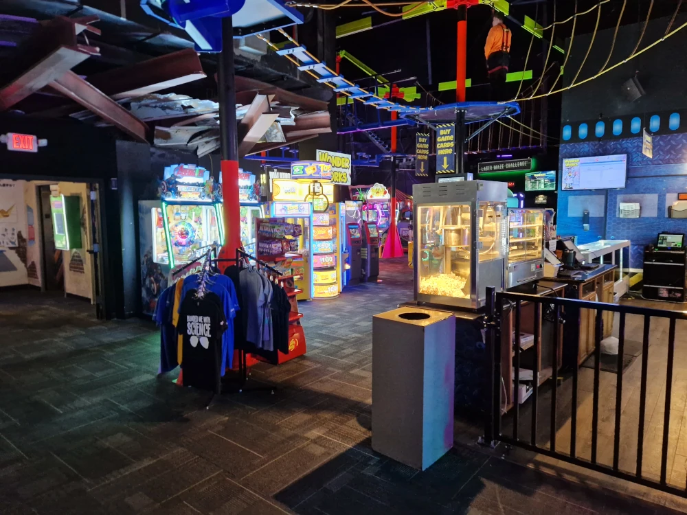 WonderWorks Orlando Basement Arcade and Rope Course