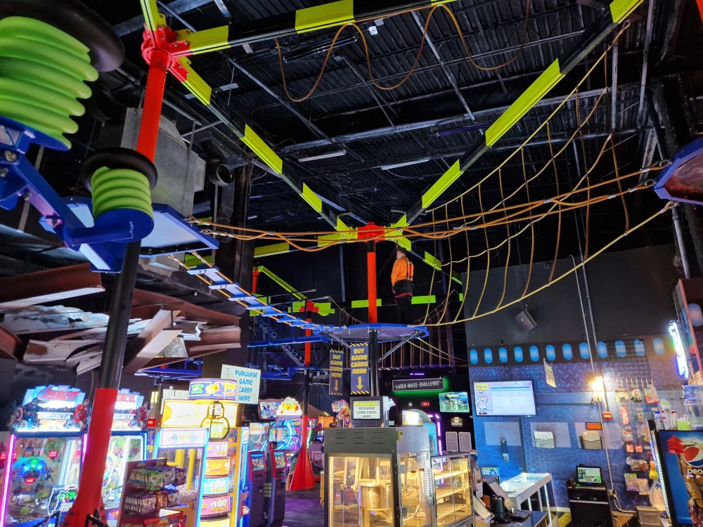 WonderWorks Orlando Basement Rope Course