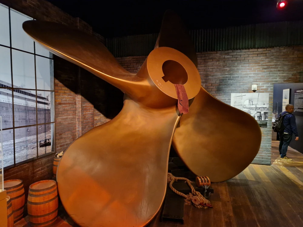 Titanic The Artifact Exhibition Propeller