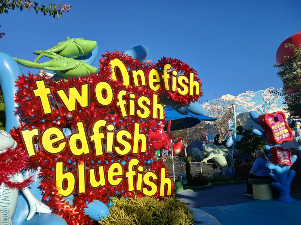 Universal Islands of Adventure Seuss Landing One Fish Two Fish