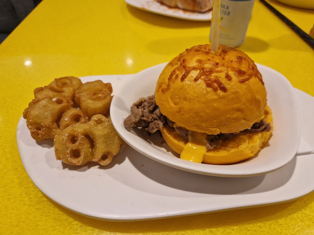 Universal Studios Florida Minion Cafe Steak & "Cheese Ray" Sandwich
