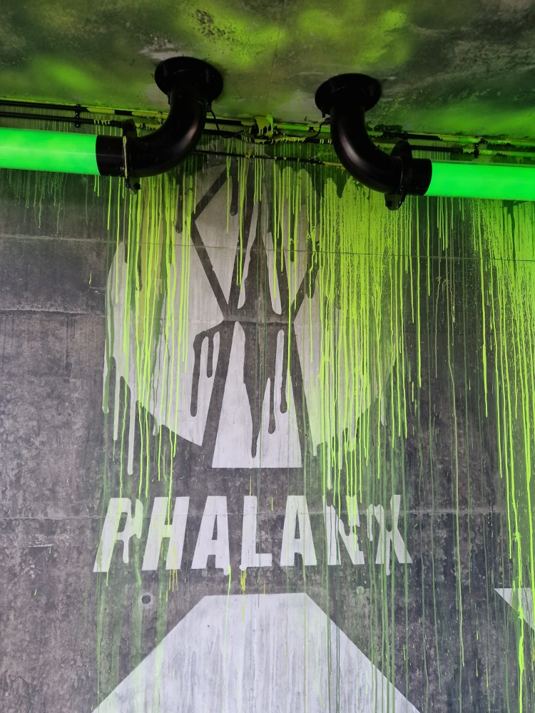 Alton Towers - Toxicator Tunnel Art