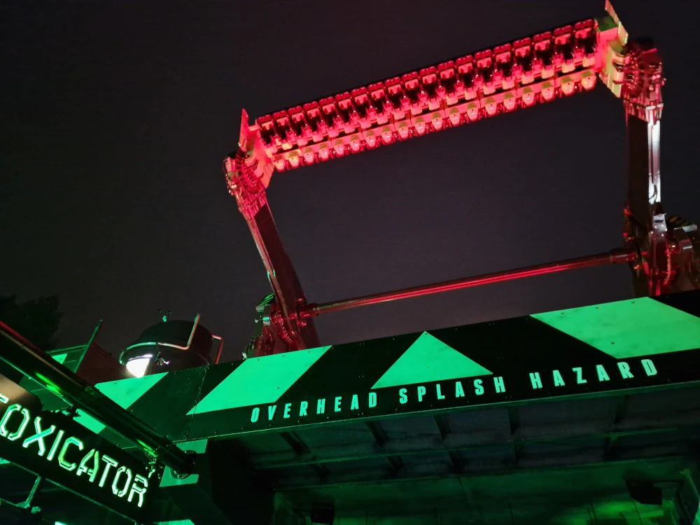 Alton Towers - Toxicator at Night