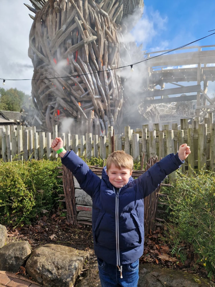 Alton Towers - Wicker Man and Elliott