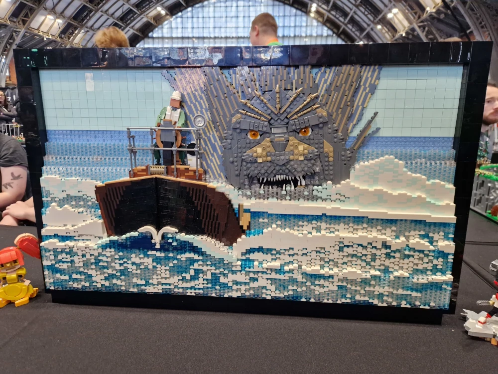 Bricktastic 2025 Godzilla Minus 1 Art