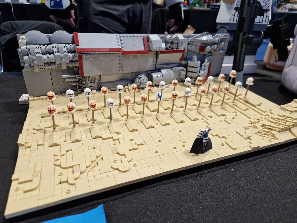 Bricktastic 2025 Star Wars Clone Wars Diorama