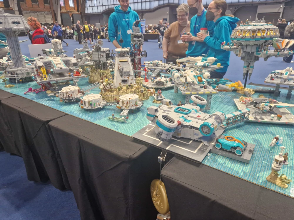 Bricktastic 2025 Lego Star Wars Teal Squadron Base