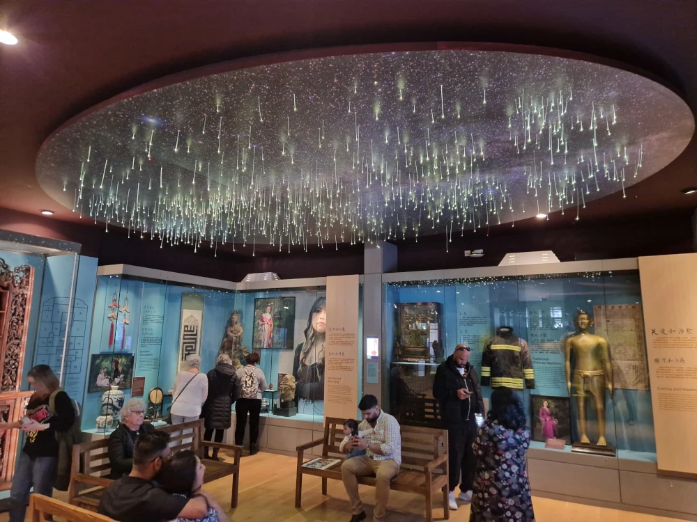 Manchester Museum Star Ceiling Display