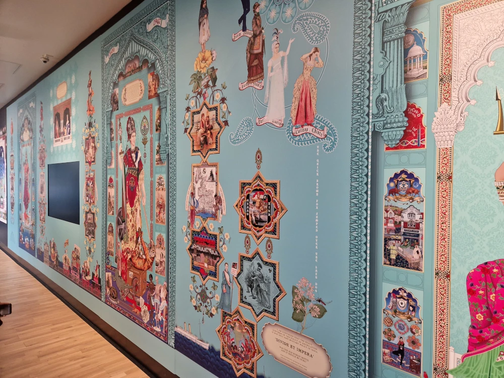 Manchester Museum South Asia Gallery Mural